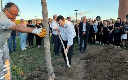 Çanakkale Belediyesi Narin ve tüm çocuklar için fidan dikti