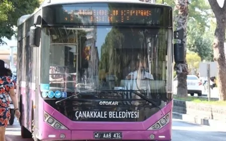 Çanakkale Trafik Yoğunluğunu Azaltacak Yeni Toplu Taşıma Düzenlemesi