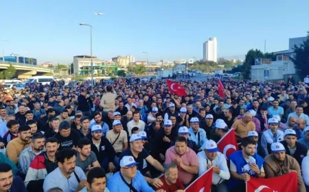 Türk-İş ülke genelinde örgütlü olduğu iş yerlerinde eylemler yaptı