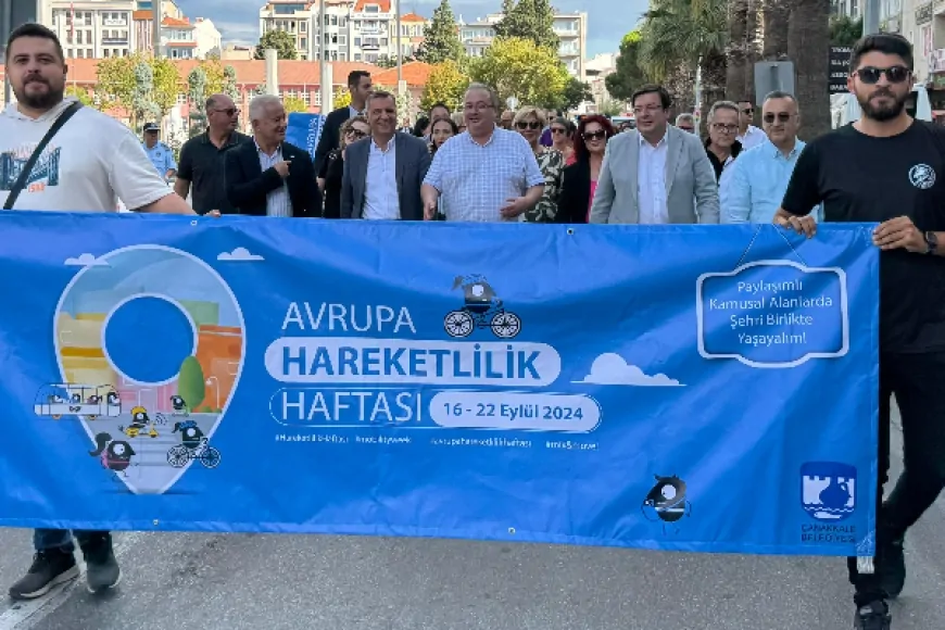 Avrupa Hareketlilik Haftası etkinlikleri Çanakkale'de başladı