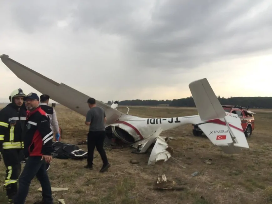 Bursa’da eğitim uçağı düştü, 2 pilot hayatını kaybetti