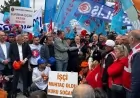 Türk-İş eyleminde ‘hükümet istifa’ sloganı: İşçinin mutfağında yangın var