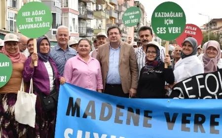 Çanakkale'de “Vahşi Madenciliğe Hayır!” mitingi