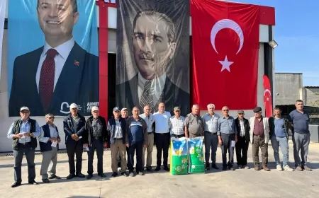 Büyükşehir’den Manyaslı üreticilere süt otu tohumu desteği