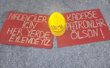 Fernas işçileri yetkililerle görüşmek üzere maden ocağında