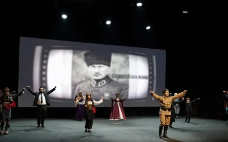 Balıkesir'de Cumhuriyet’in 101. yılında zaferin dansı sahnelendi