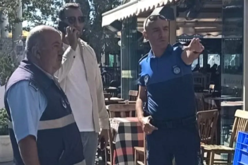 Çanakkale'de çarşı bölgesinde denetimler sürüyor