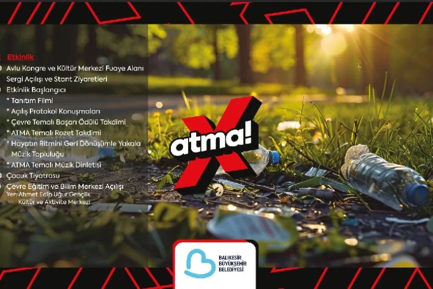 Temiz bir Balıkesir için “Atma Hareketi” başlıyor