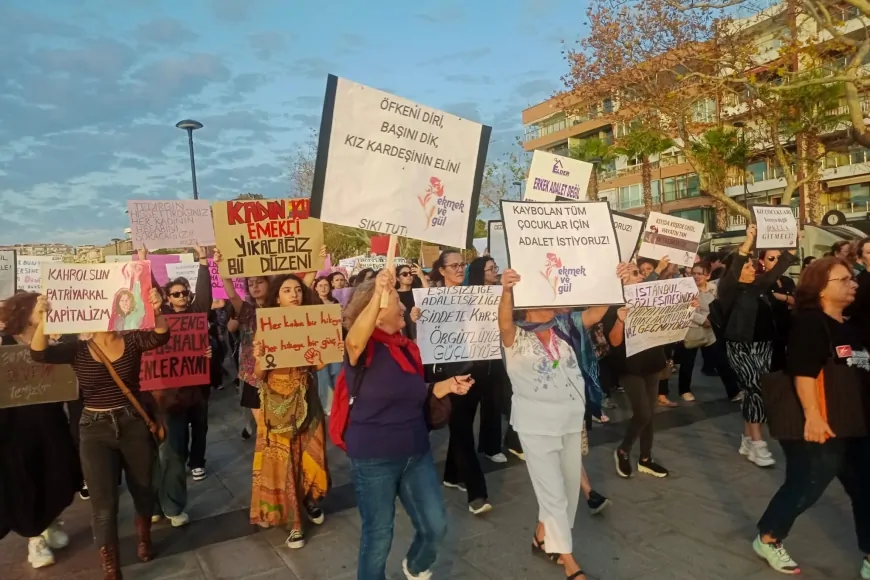Çanakkale'de kadınların eylemi devam ediyor: Her yer suç mahalli