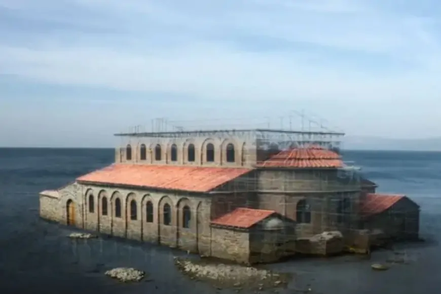 Bursa’da 1500 yıllık batık bazilikanın gizemi gün yüzüne çıkıyor