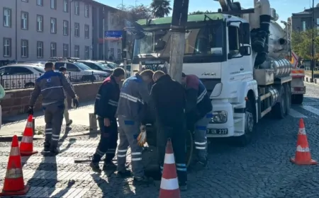 Çanakkale'de yağmur suyu hatlarında yok yok!