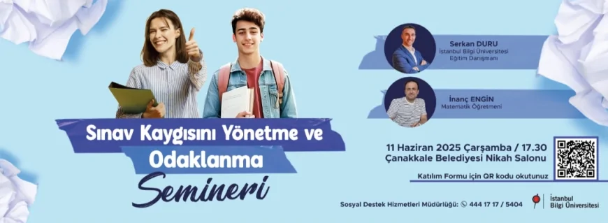 Sınav Kaygısını Yönetme ve Odaklanma Semineri: Öğrencilere Psikolojik Destek Fırsatı