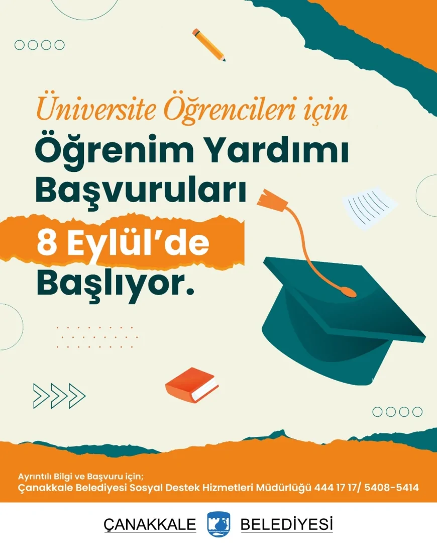 Üniversite Öğrencileri İçin Öğrenim Yardımı Başvuruları 8 Eylül’de Başladı