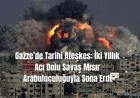 Gazze’de Ateşkes Sağlandı: İki Yıllık Acı Dolu Savaş Son Buldu