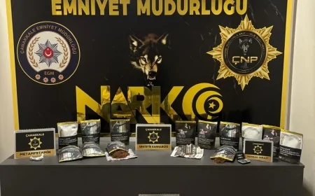 Çanakkale’de Uyuşturucu Operasyonunda 2 Şüpheli Tutuklandı