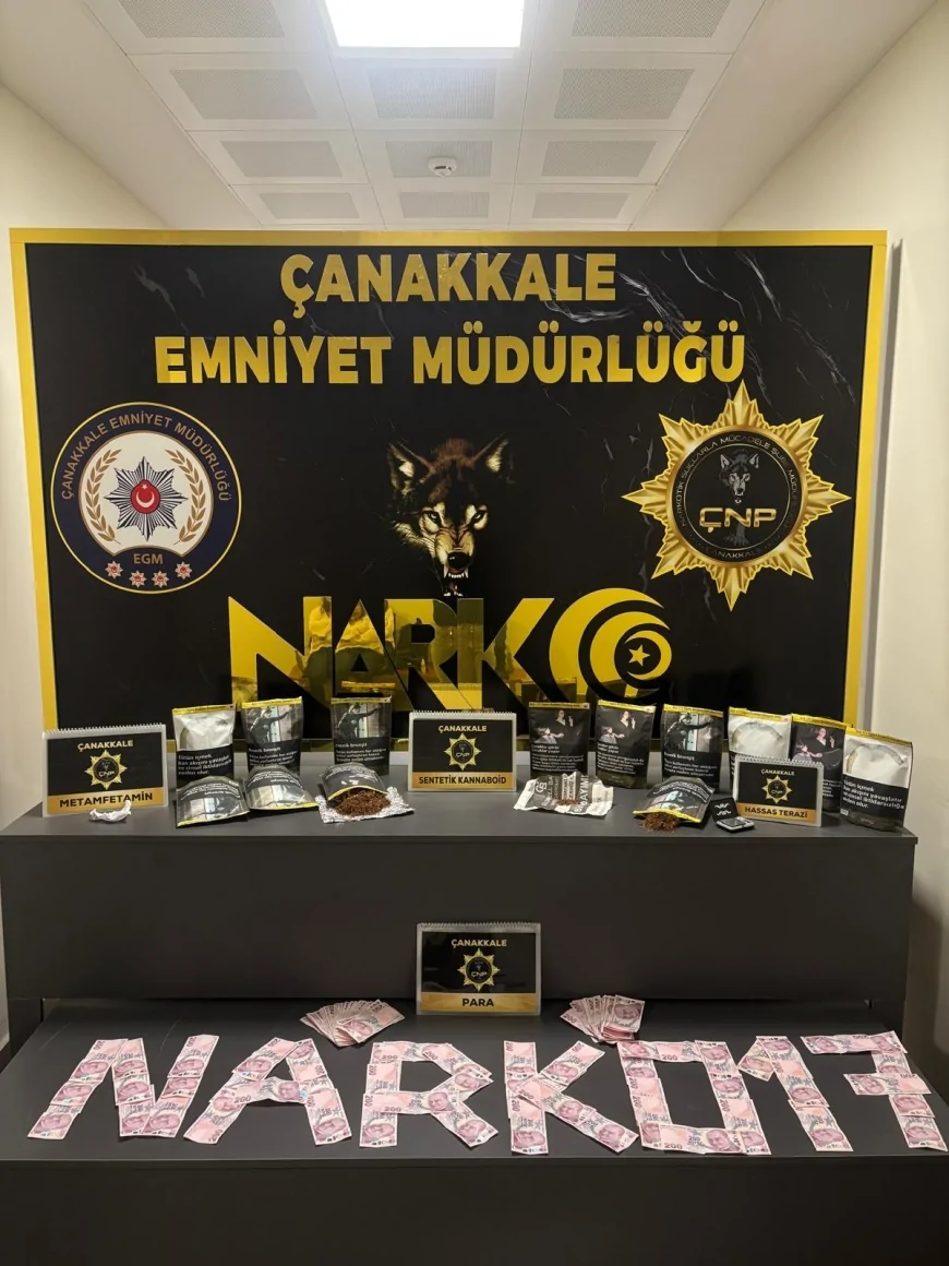 Çanakkale’de Uyuşturucu Operasyonunda 2 Şüpheli Tutuklandı