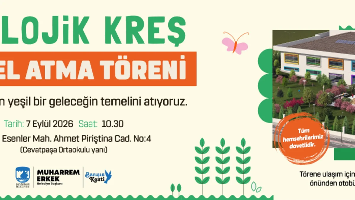 Çanakkale’de Ekolojik Kreşin temeli 7 Eylül’de atılacak