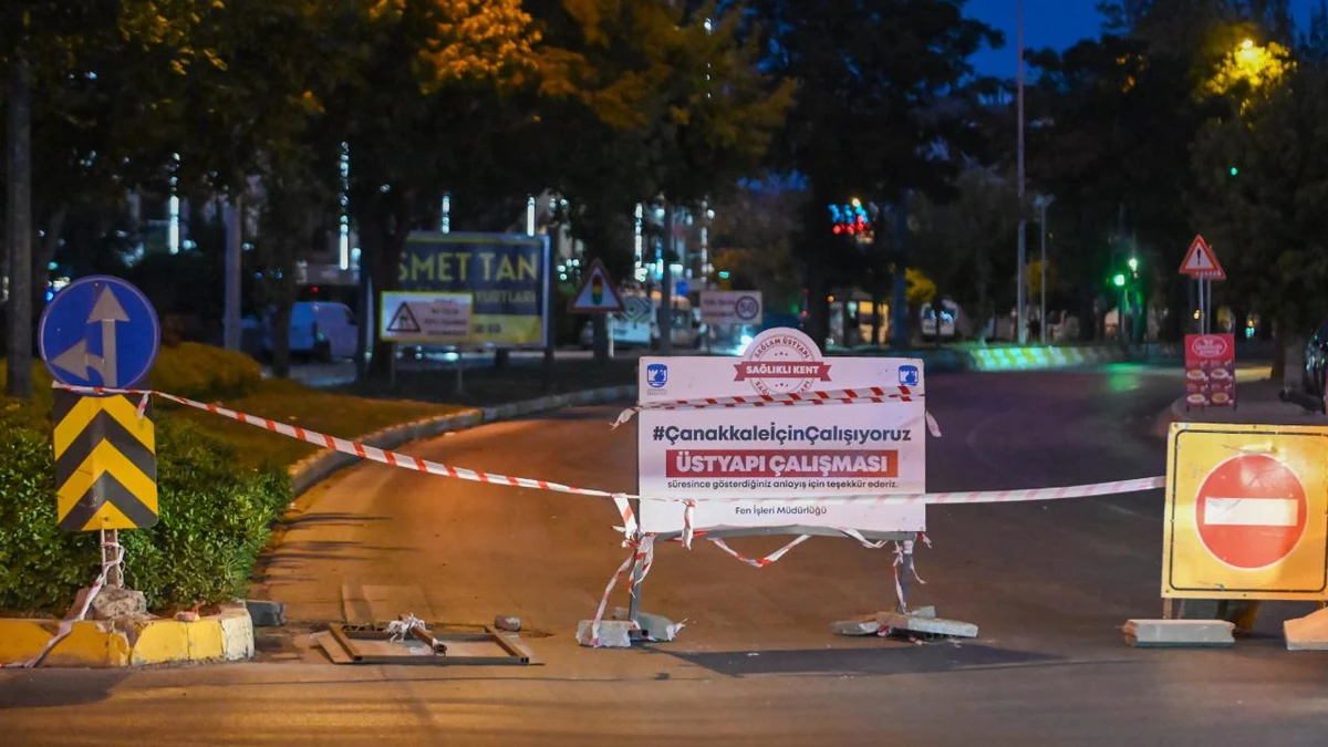Troya Caddesi Yenilendi: Yol 14 Eylül Sabahı Trafiğe Açıldı