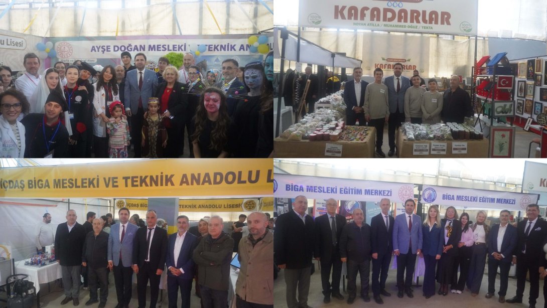 20. Biga Tarım Fuarı’nda Öğrencilerin Üretim ve Teknoloji Projeleri Sergilendi